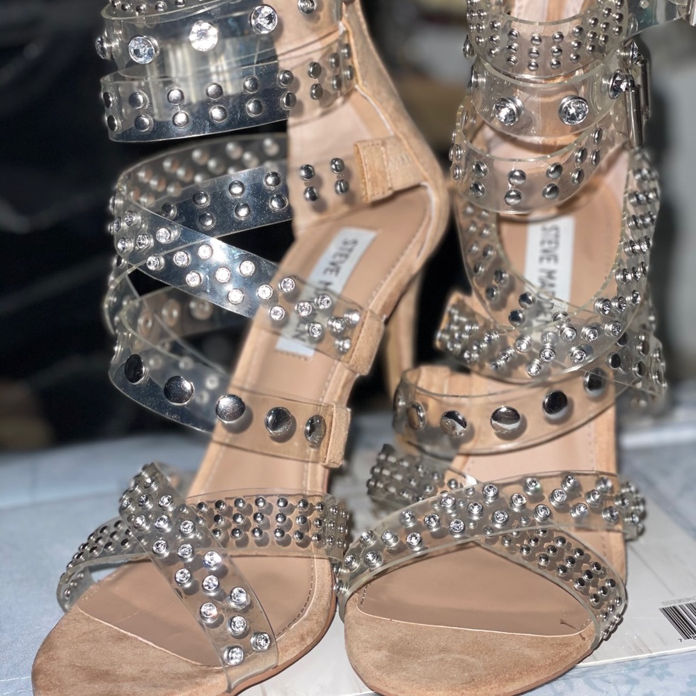 Steve Madden Moto Studded Gladiator Sandals